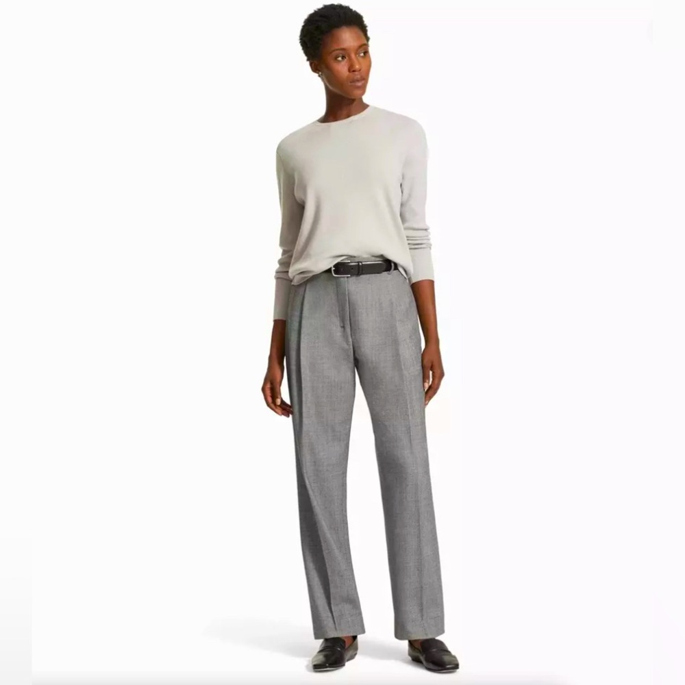 MM LaFleur The Elliott Trouser 2.0 Black/White Sharkskin Size 10